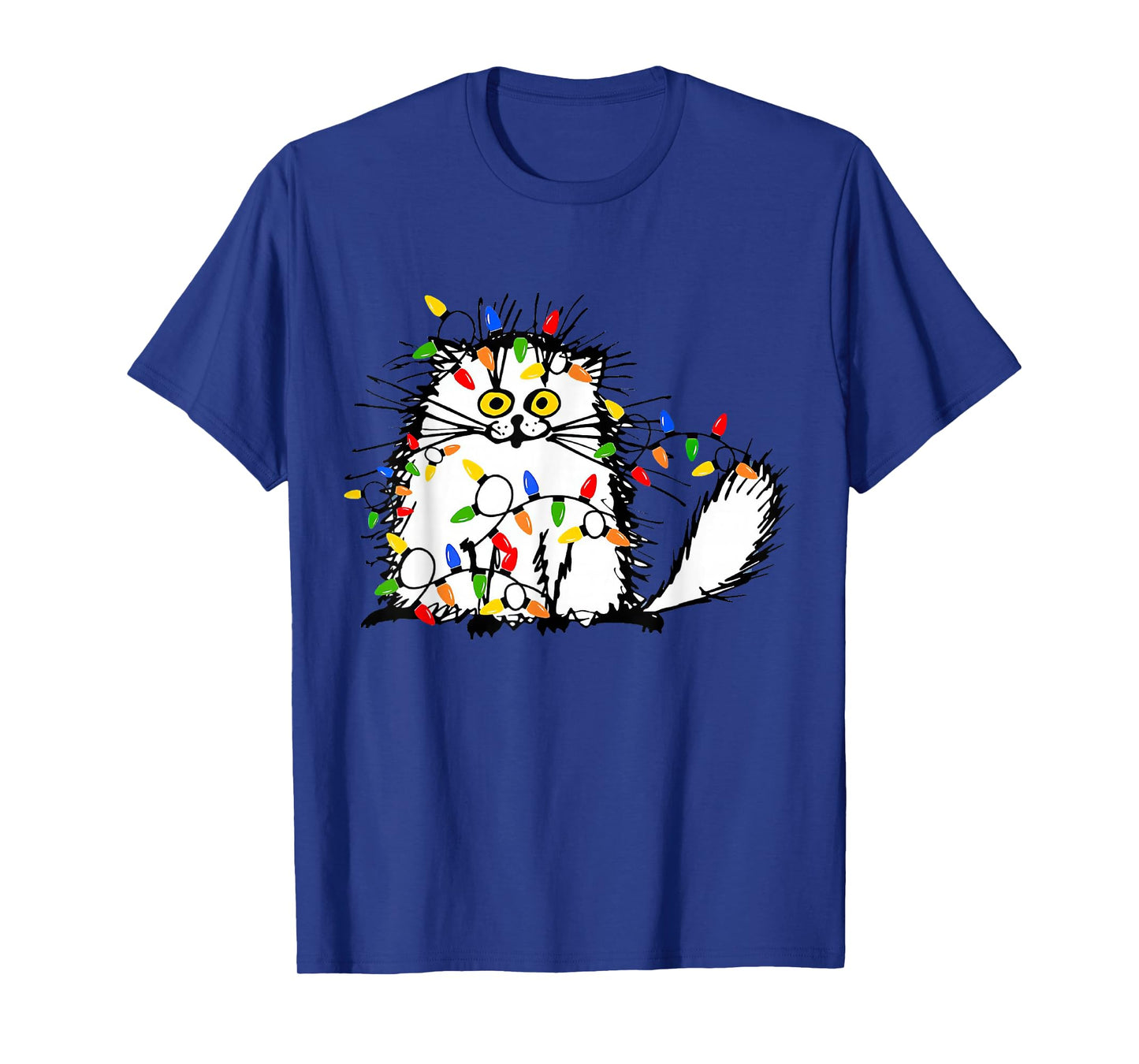 Cute Funny Animal Cat Lover cat dad cat mom Christmas T-Shirt