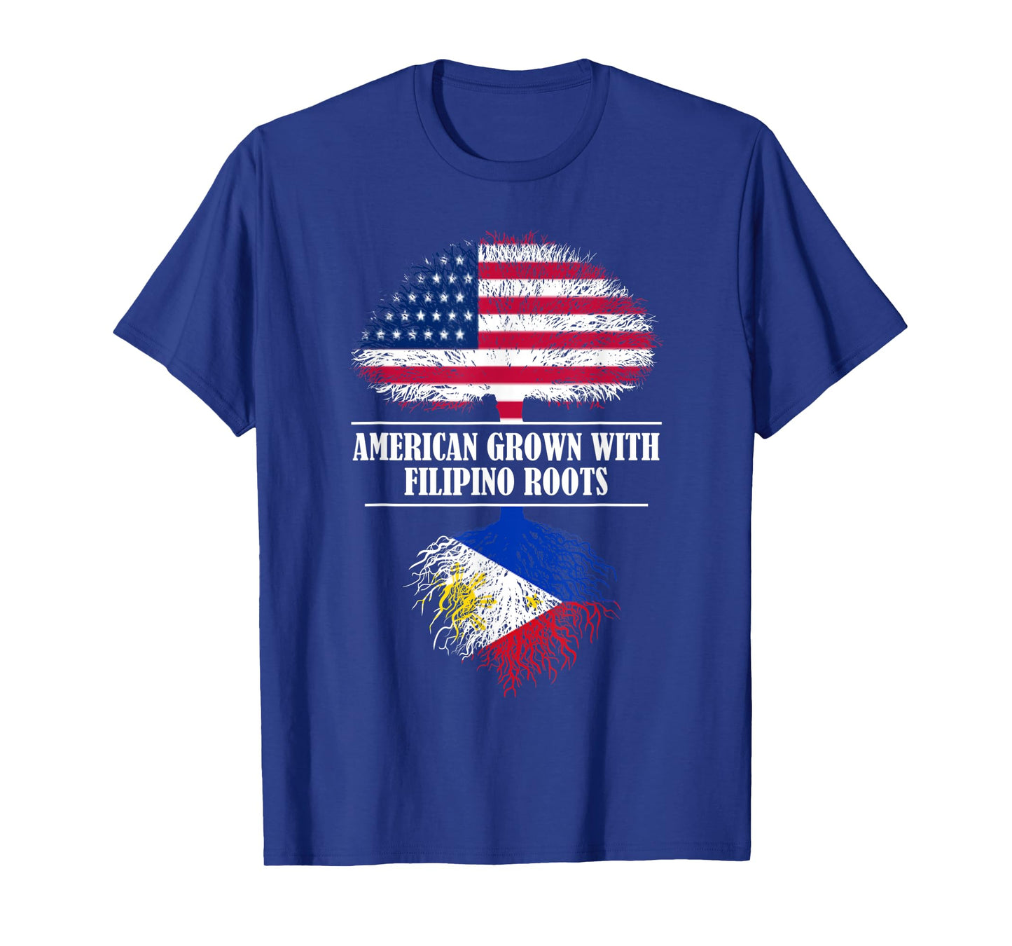 American grown with filipino roots Philippines flag gift T-Shirt