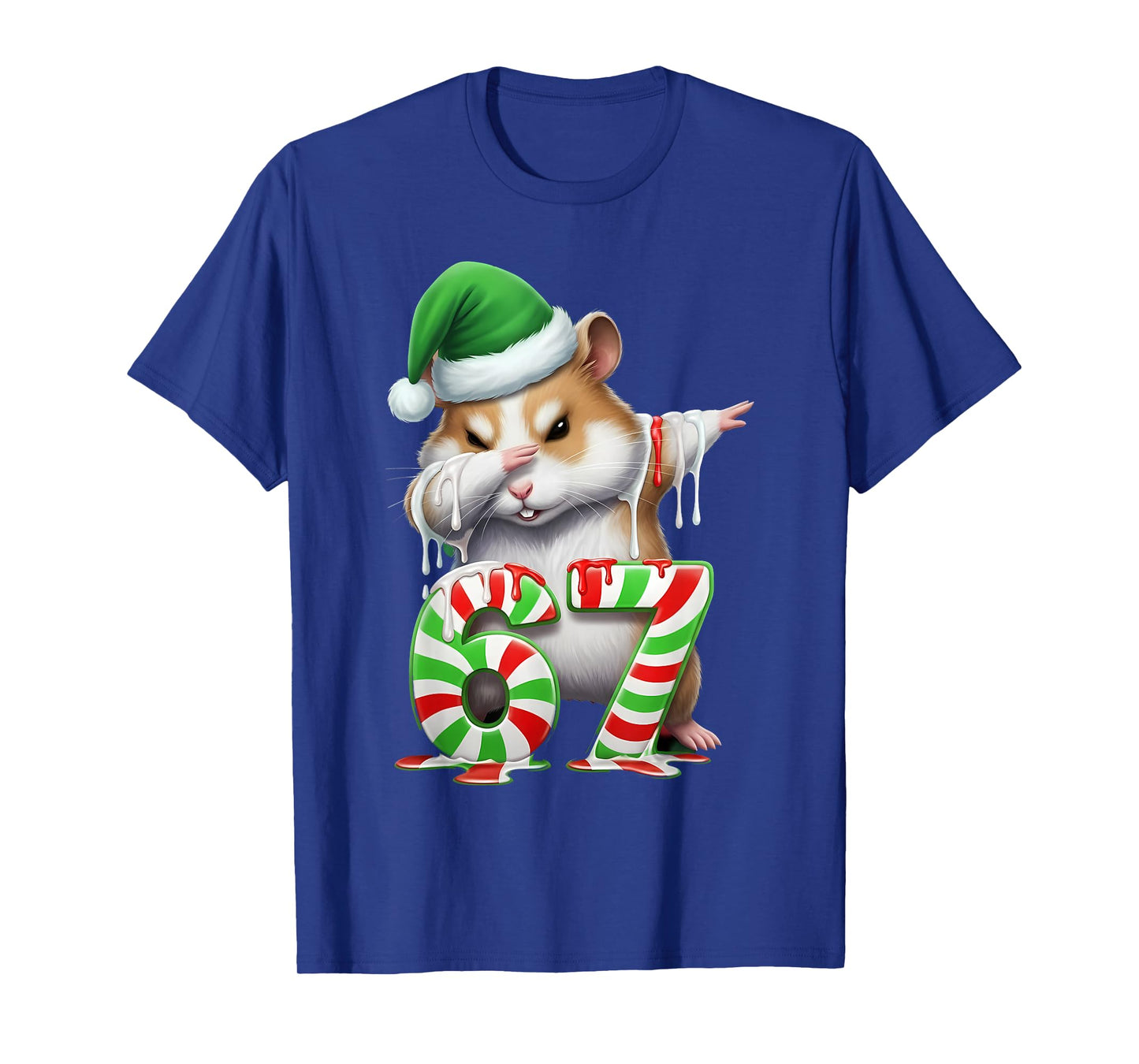 67 Christmas Funny 67 Brainrot Youth Kids Hamster 67 T-Shirt