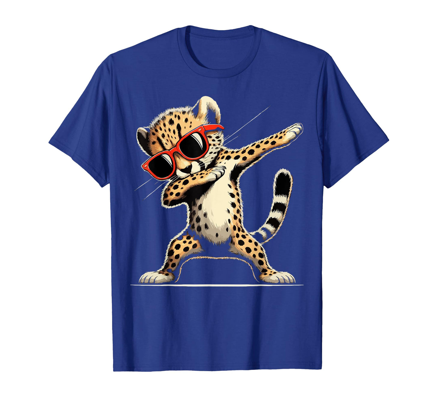 Dabbing Cheetah Sunglasses Cheetah Animal T-Shirt
