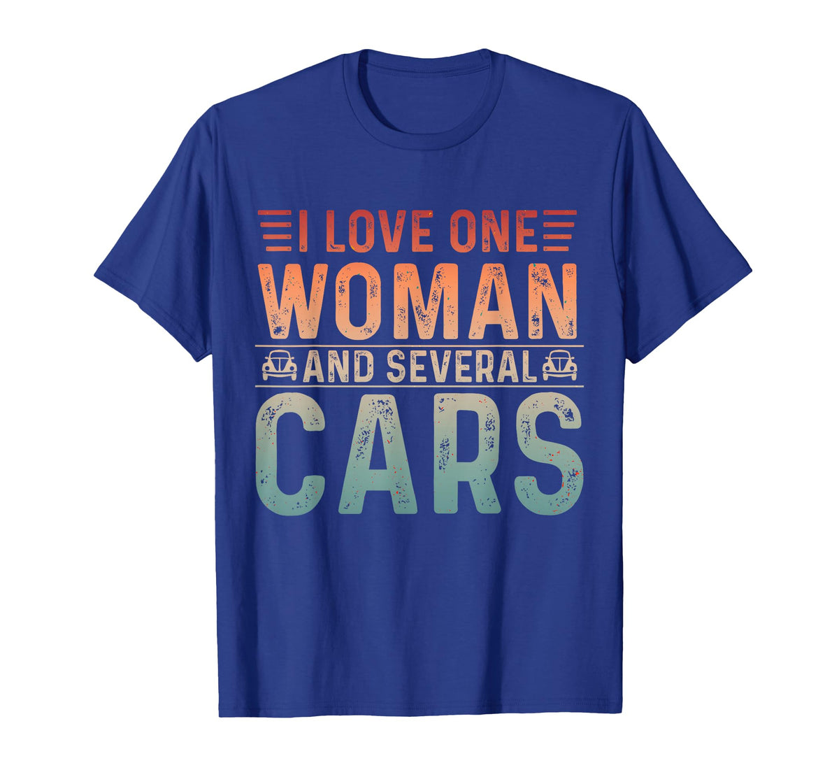 Garage Guys I Love One Woman & Several Cars Mechanic Engine T-Shirt