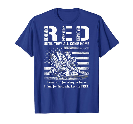 Vintage Red Friday Until They Come Home USA American Flag T-Shirt