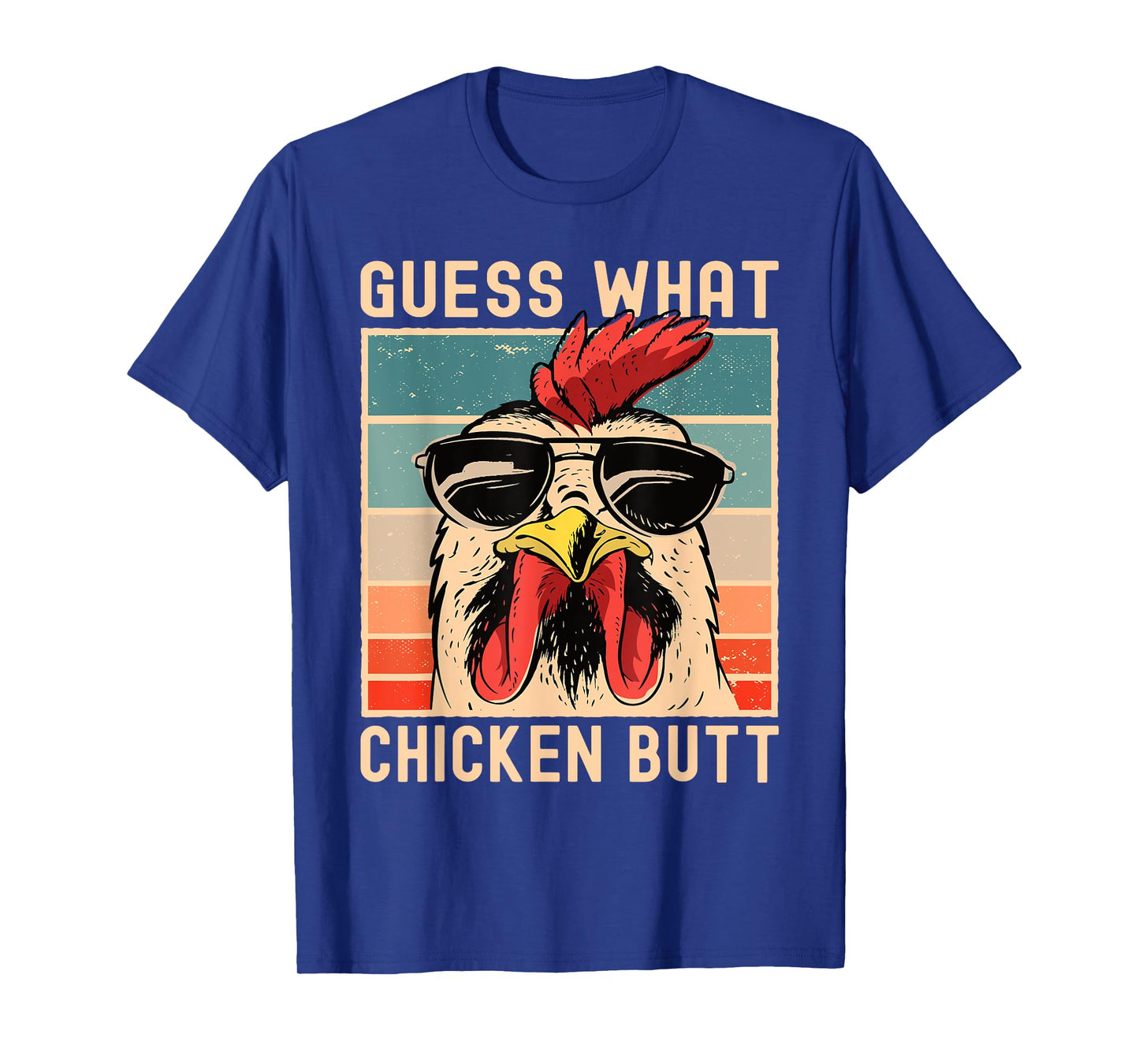Chicken Meme Design | Guess What Chicken Butt T-Shirt Small