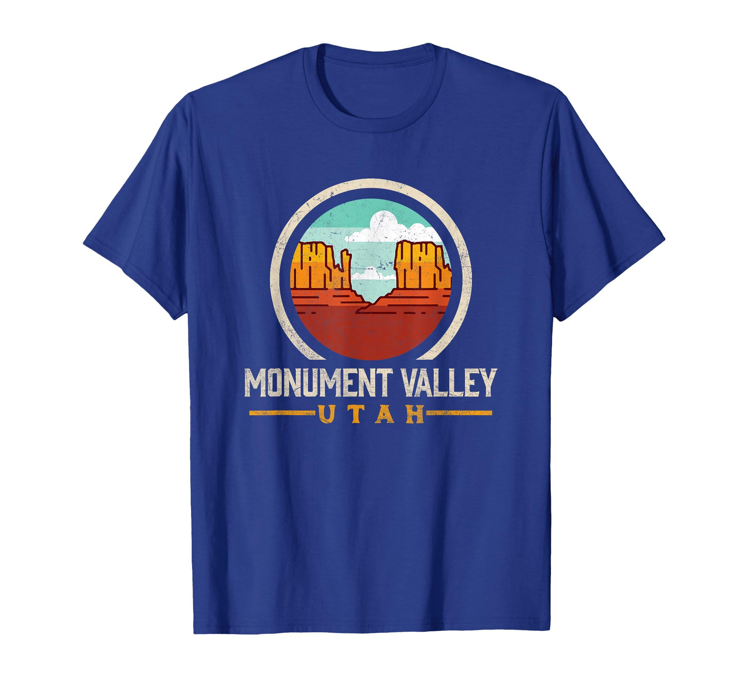 Monument Valley Graphic Tee - Classic Vintage Seal Design T-Shirt