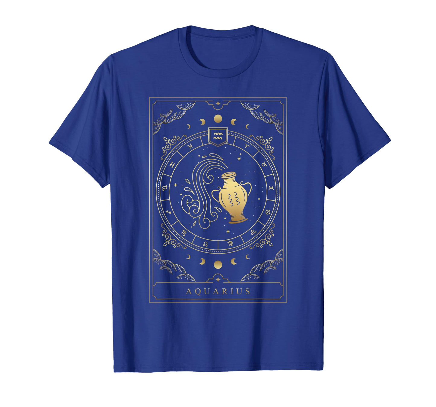 Aquarius Tarot Card Zodiac T-Shirt