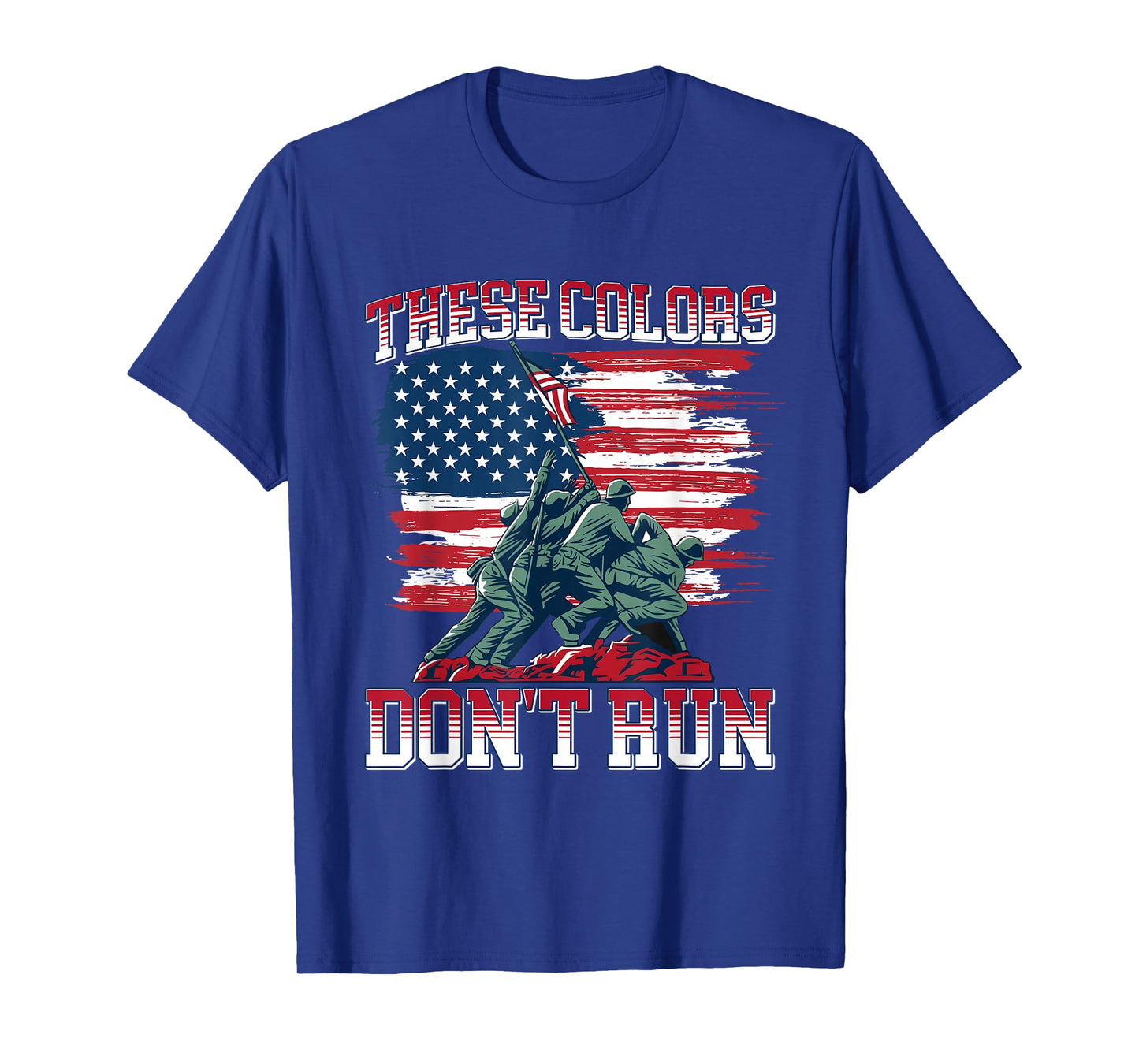 These color don't run American Flag T-Shirt