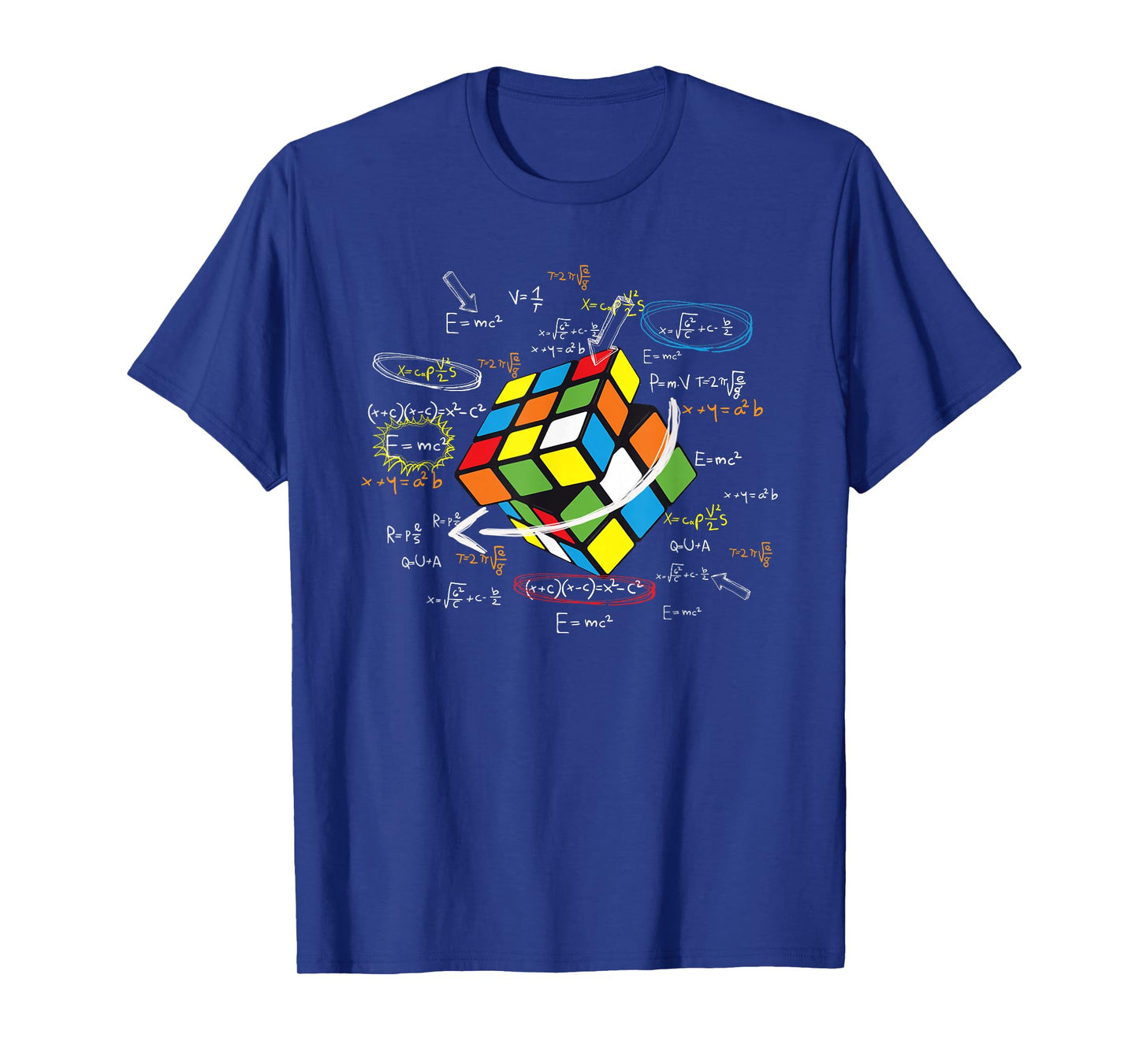Cool Math Rubik Rubix Rubics Player Cube Math Lovers T-Shirt Small