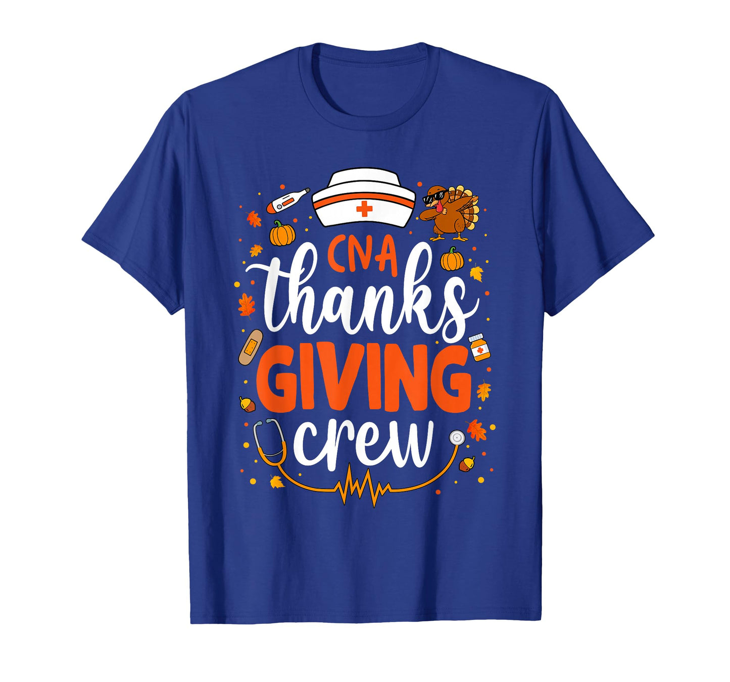 CNA Thanksgiving Nurse Crew Labor and Delivery Nurse Turkey T-Shirt