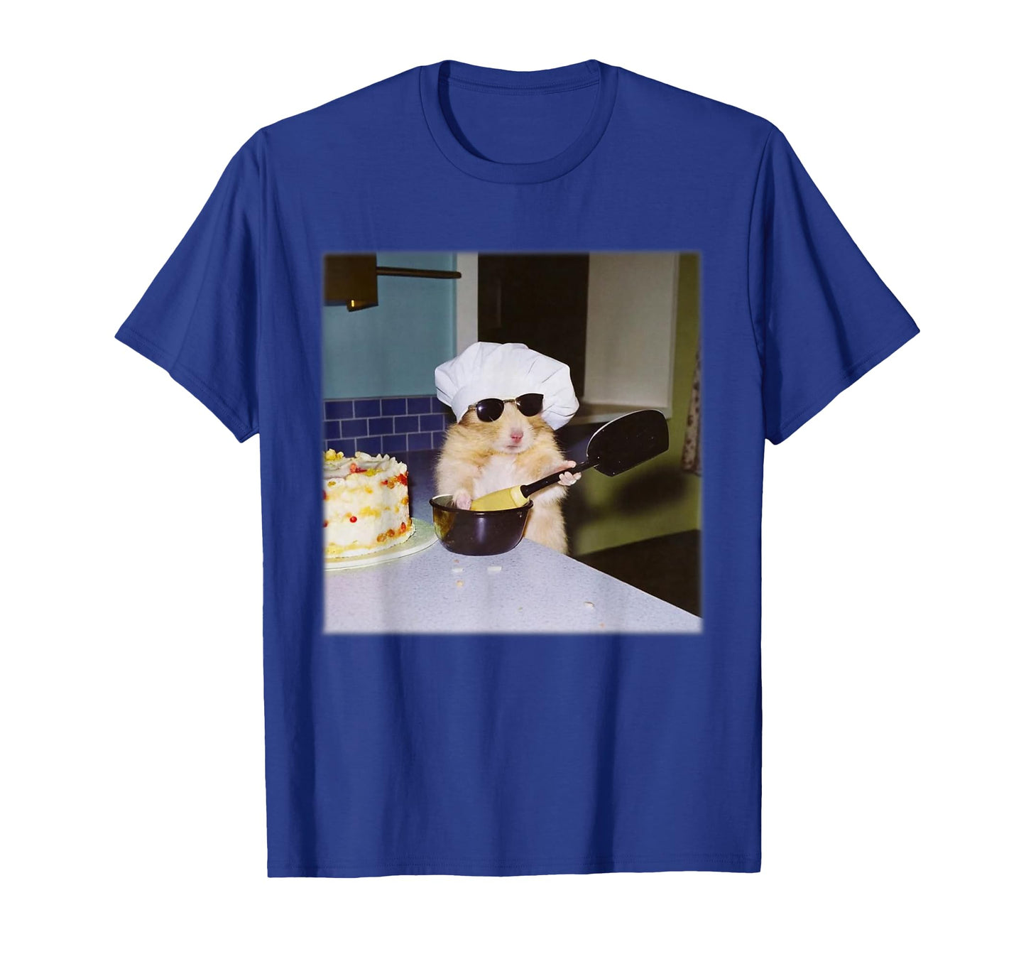 Cool Chef Hamster Baking Funny Rat Animal Cooking Meme T-Shirt