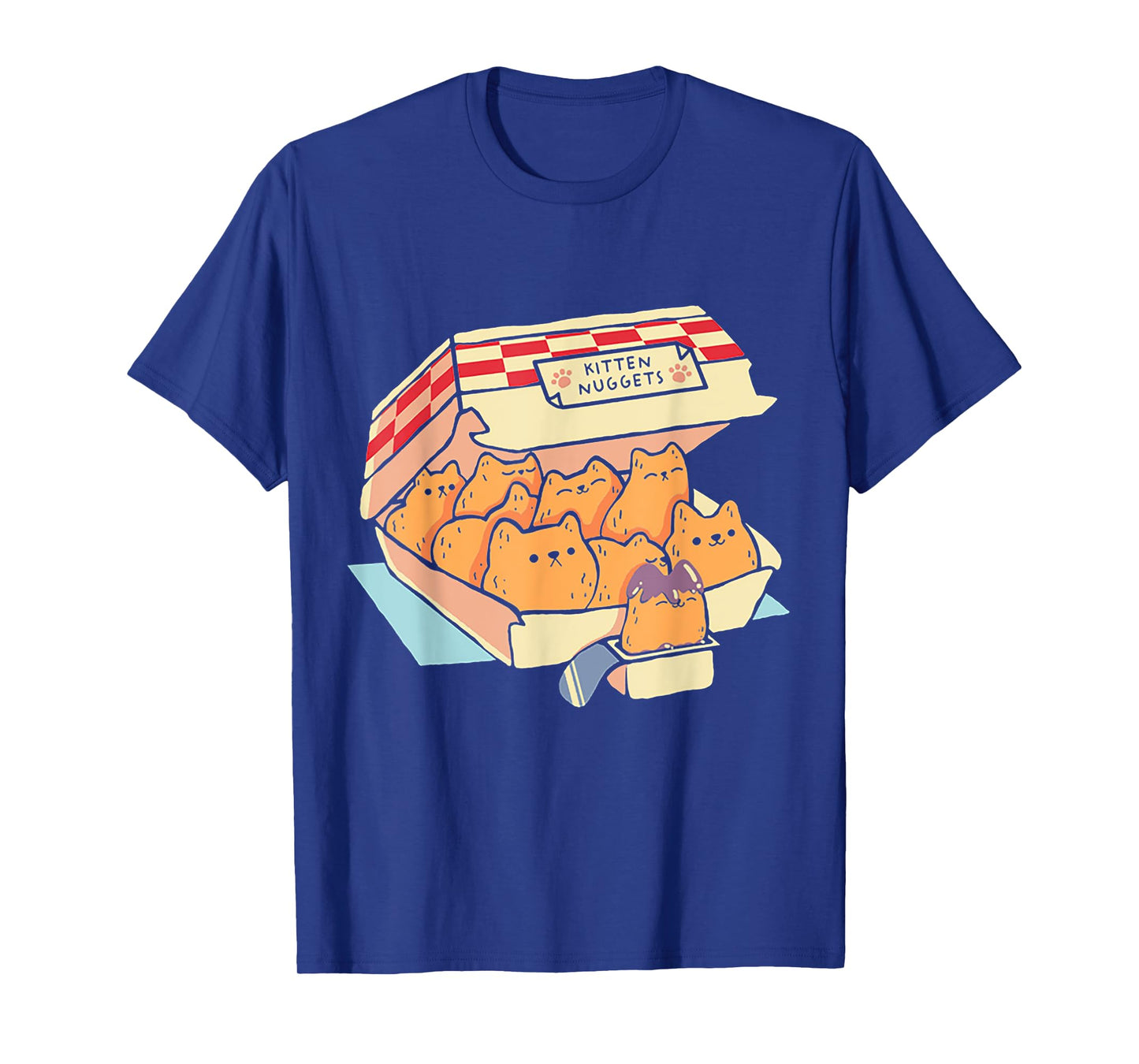 Kitten Nuggets Funny Cat Cake Box T-Shirt for Men Women