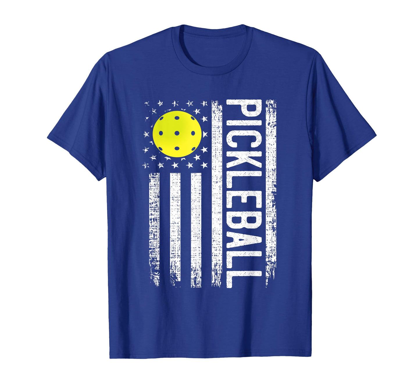 Pickleball Shirt American Flag Funny Pickleball Player Shirt Women Men T-Shirt