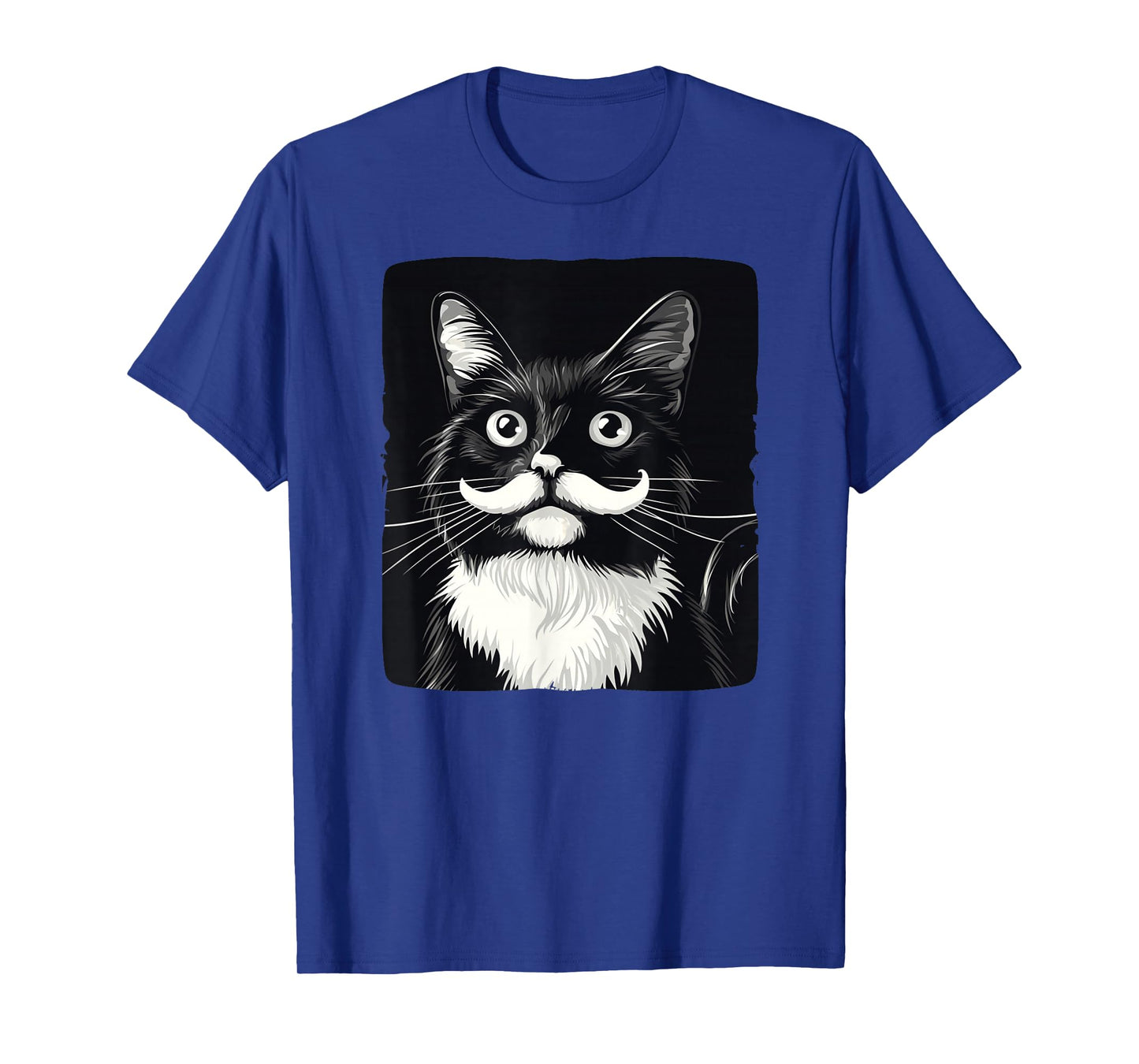 Funny bearded cat outfit for mustache beard lovers T-Shirt