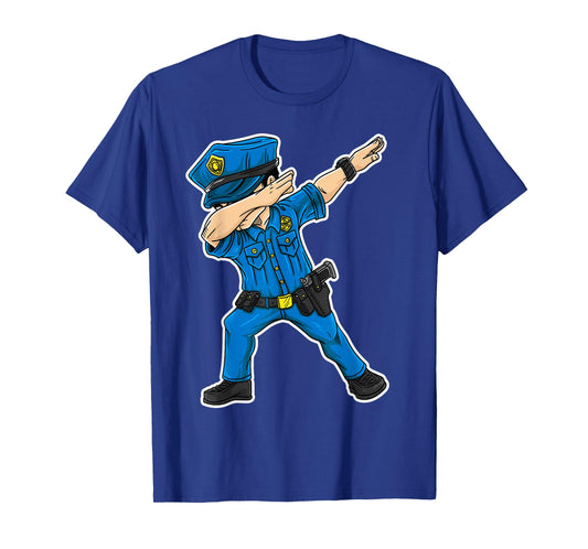 Dabbing Police Gift Funny Policeman Dab Dance T-Shirt