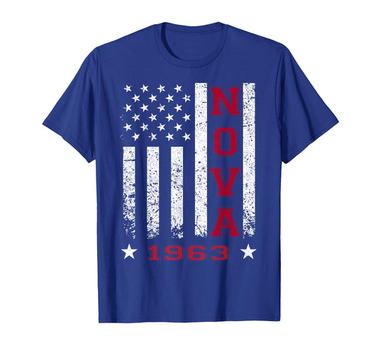 Jersey Style Nova 63 1963 Classic Old School Muscle Car T-Shirt