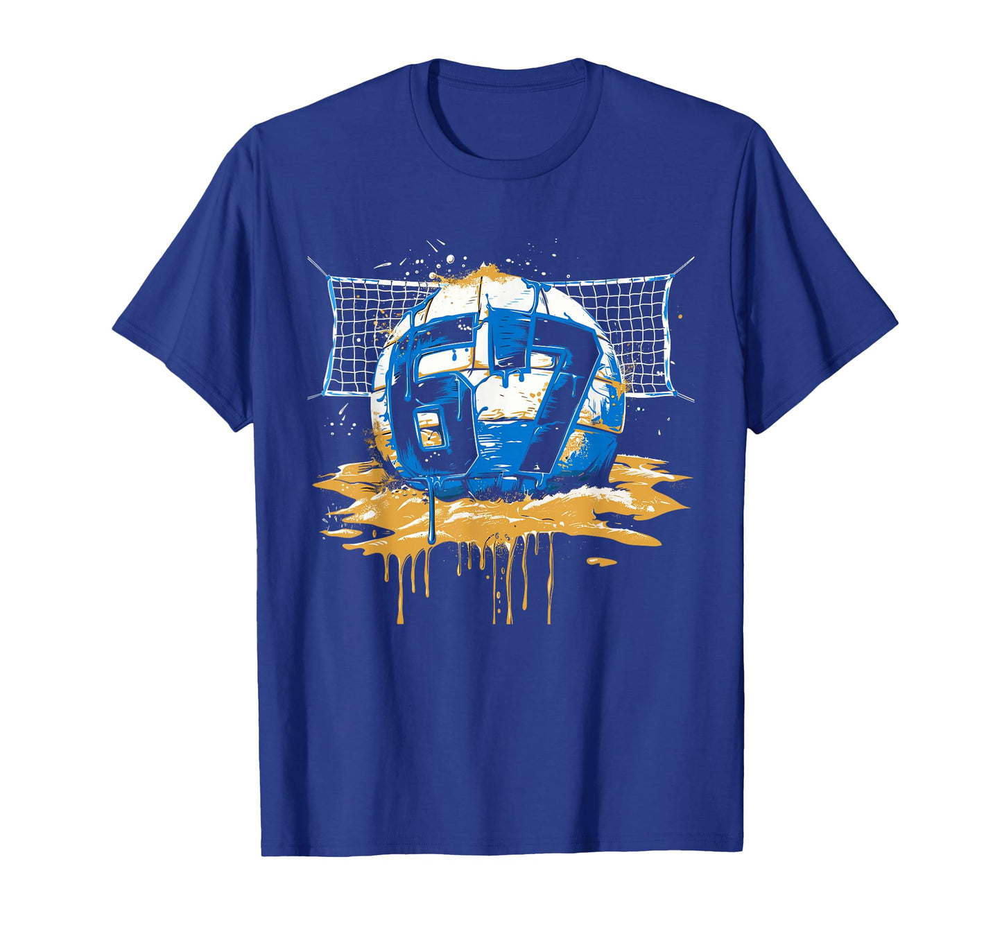 Volleyball 67 Six Seven Alpha Slang 6 7 Meme Kids Teachers T-Shirt