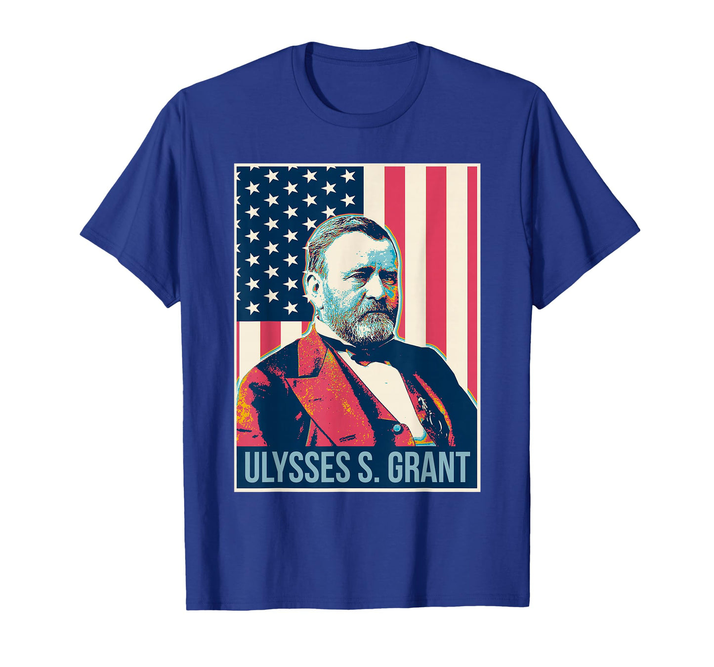 Ulysses S. Grant President US Flag Shirt T-Shirt