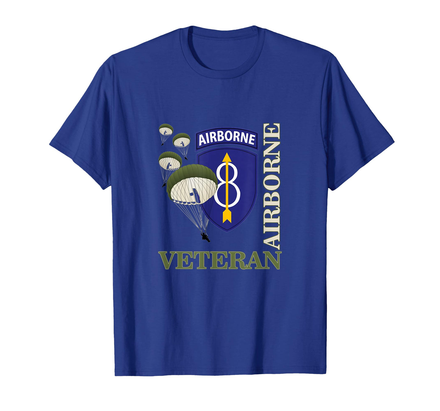 8th Airborne Division Veteran Paratrooper Veterans Day Xmas T-Shirt