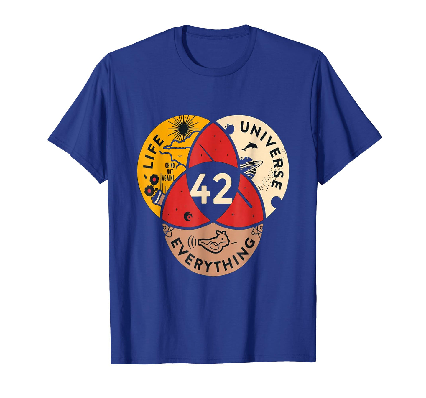 42 Answer to Life Universe and Everything Science Vintage T-Shirt