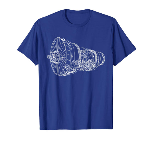 Aircraft Jet Engine Airplane t-shirt T-Shirt