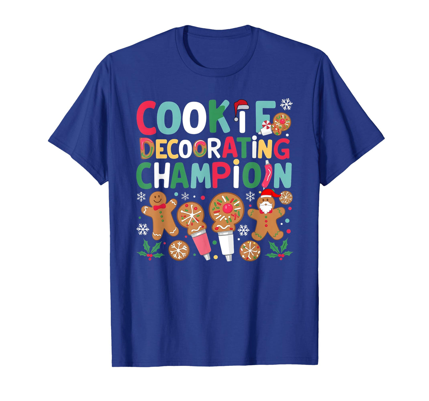 Cookie Decorating Champion Christmas Cookie Baking T-Shirt