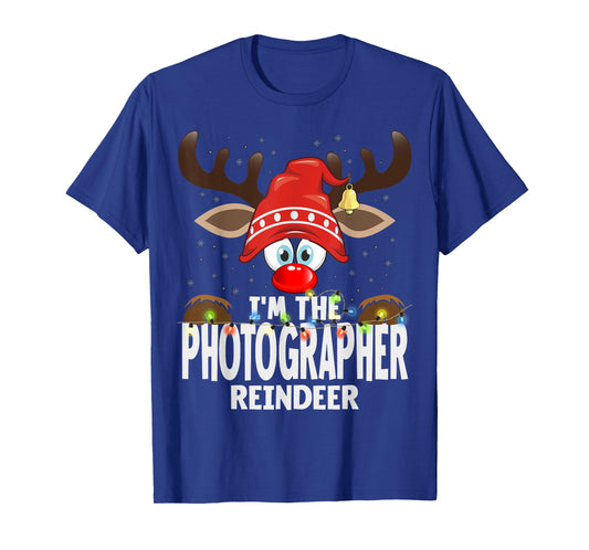 Christmas Matching I'm The Photographer Reindeer T-Shirt