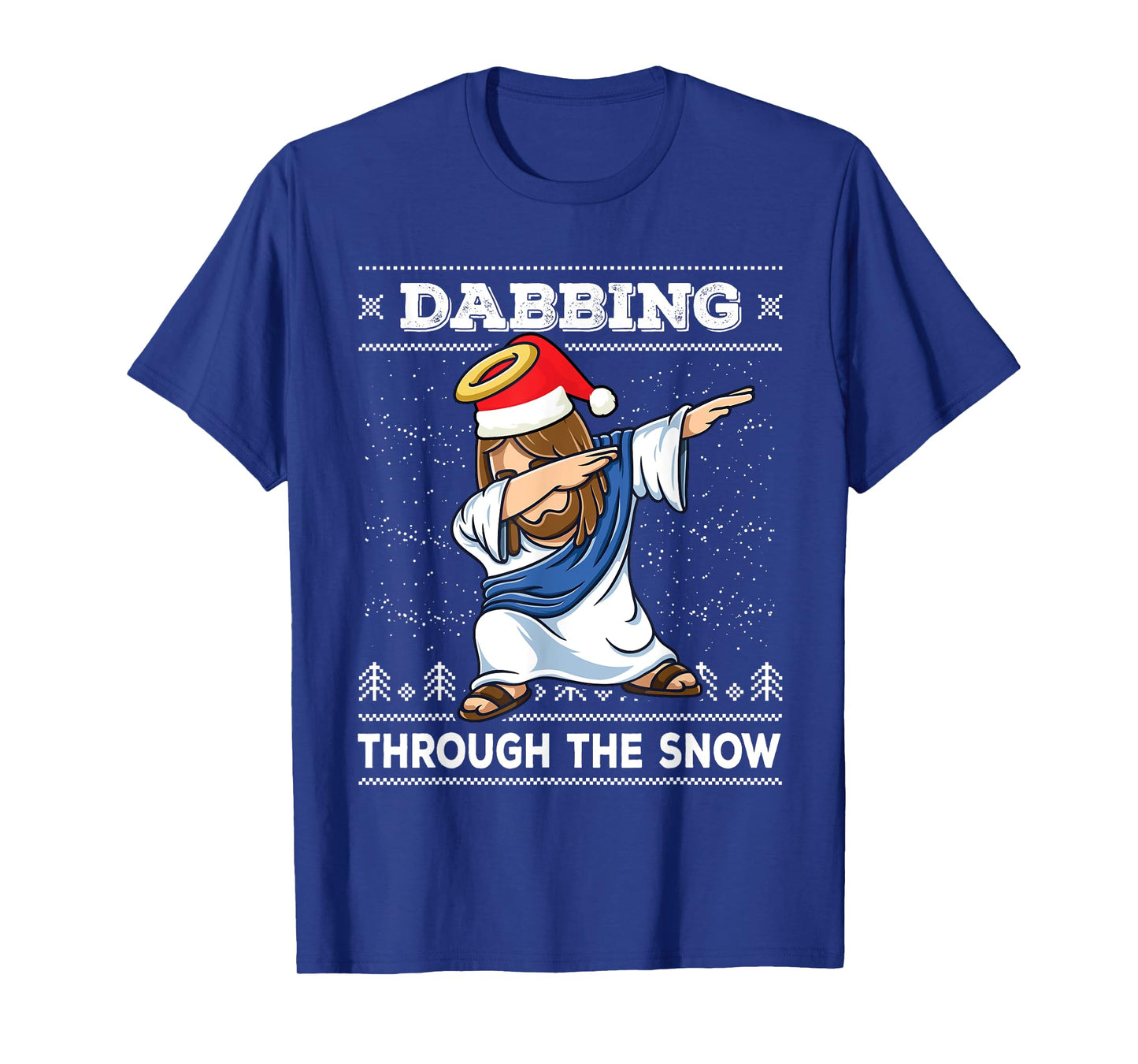 Dabbing Jesus Christ T-Shirt Ugly Christmas Sweater Dab Tee T-Shirt