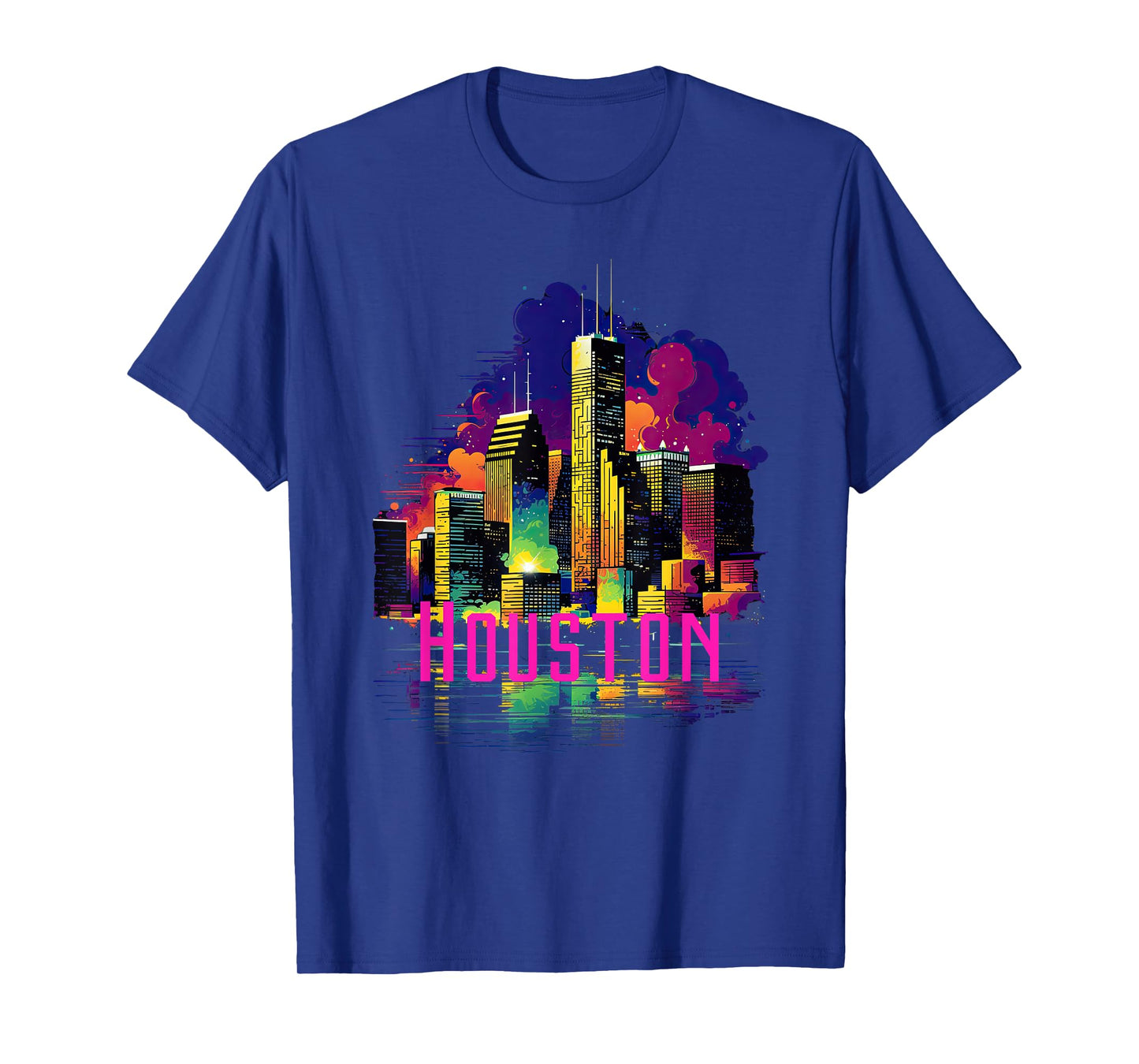 Houston Texas City Downtown Skyline Texas HOU T-Shirt