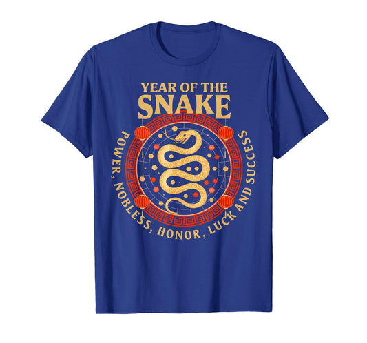 Honor Luck Chinese New Year Zodiac Sign Year Of The Snake T-Shirt