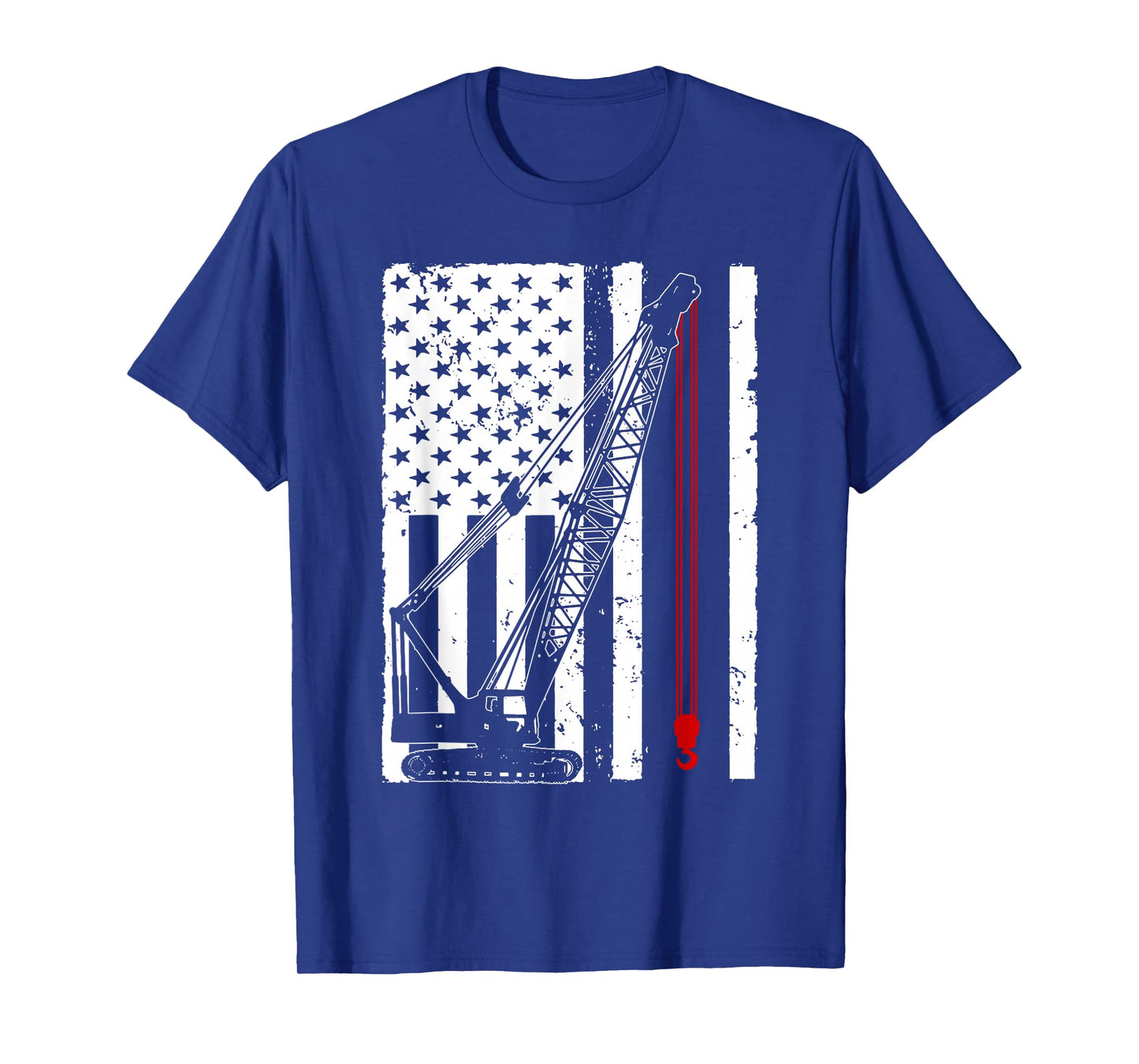 Crane Operator Design for Men US Heavy Equipment Crane Lover T-Shirt