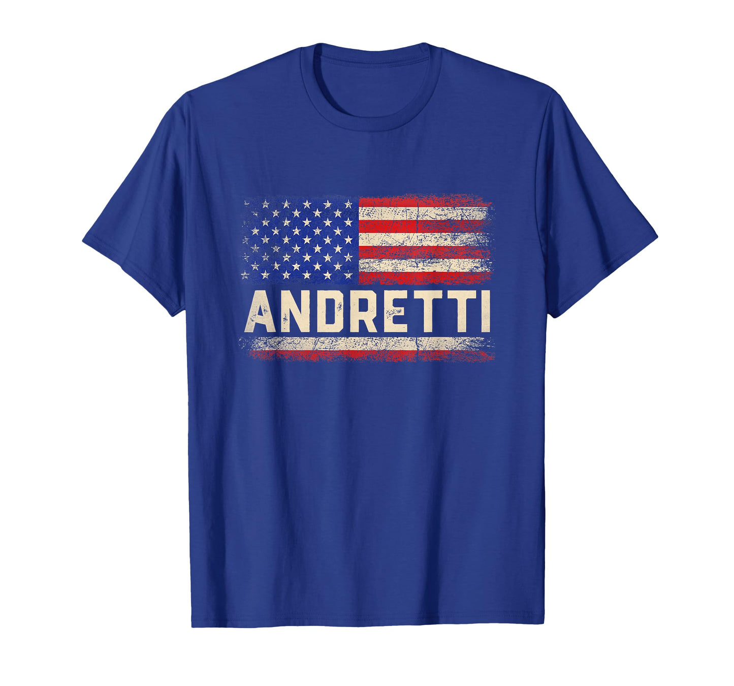 ANDRETTI Last Name Shirt ANDRETTI Name American Flag T-Shirt