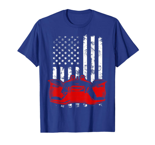 American Slingshot Car Drivers USA Flag Sling shot T-Shirt