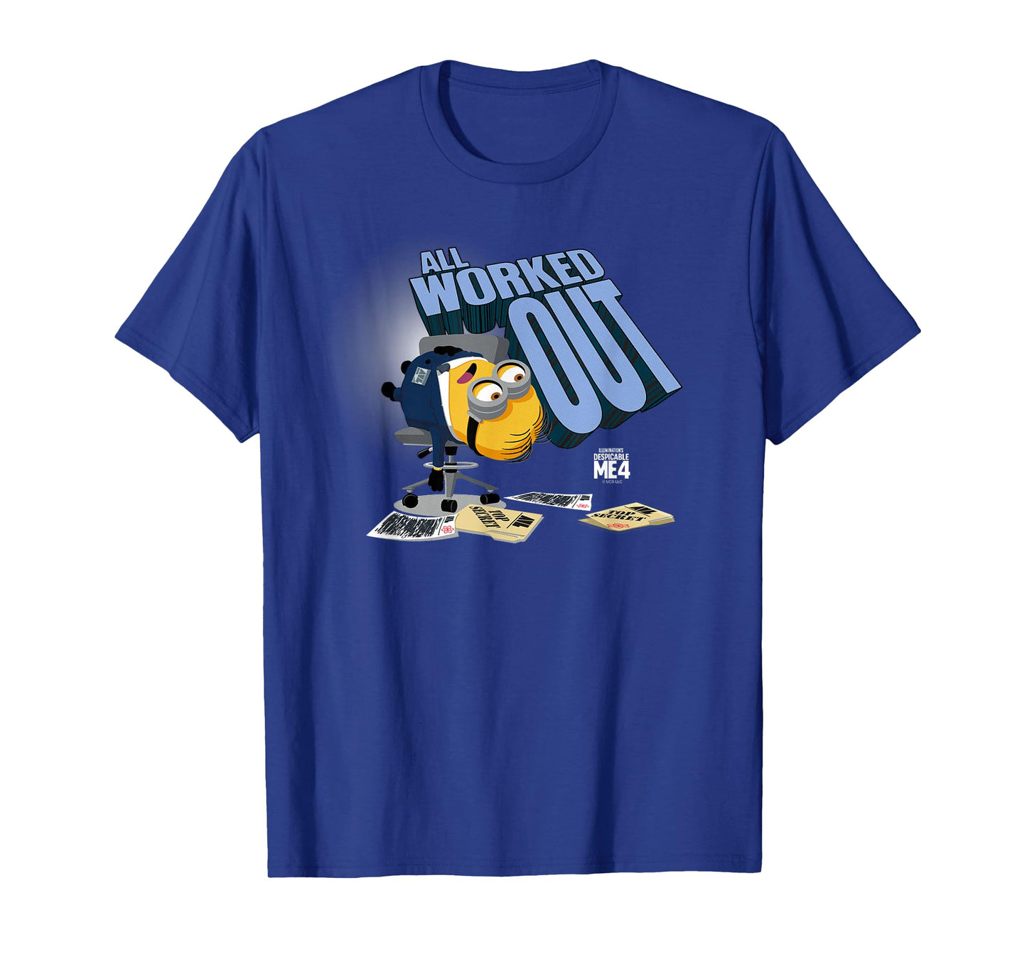 Minions Despicable Me 4 AVL All Worked Out T-Shirt