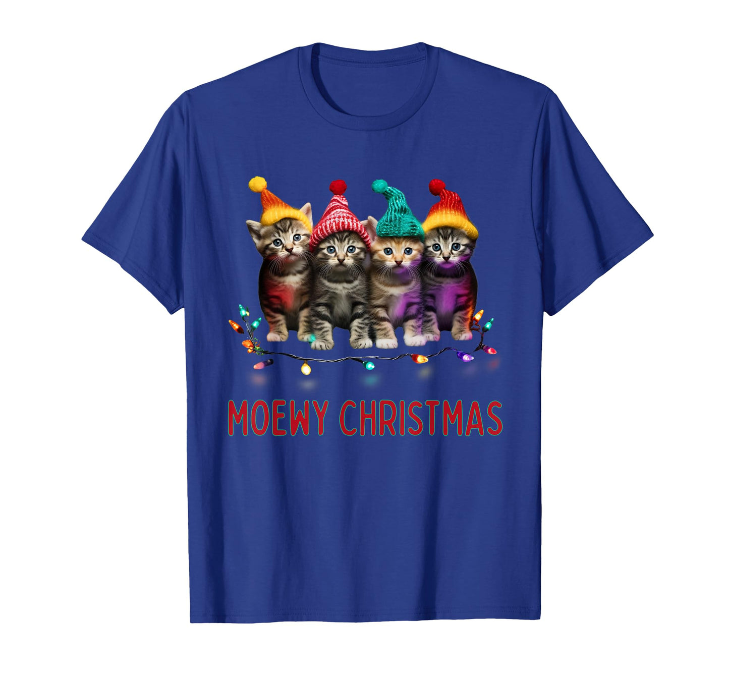 Moewy Christmas - Cat Xmas T-Shirt