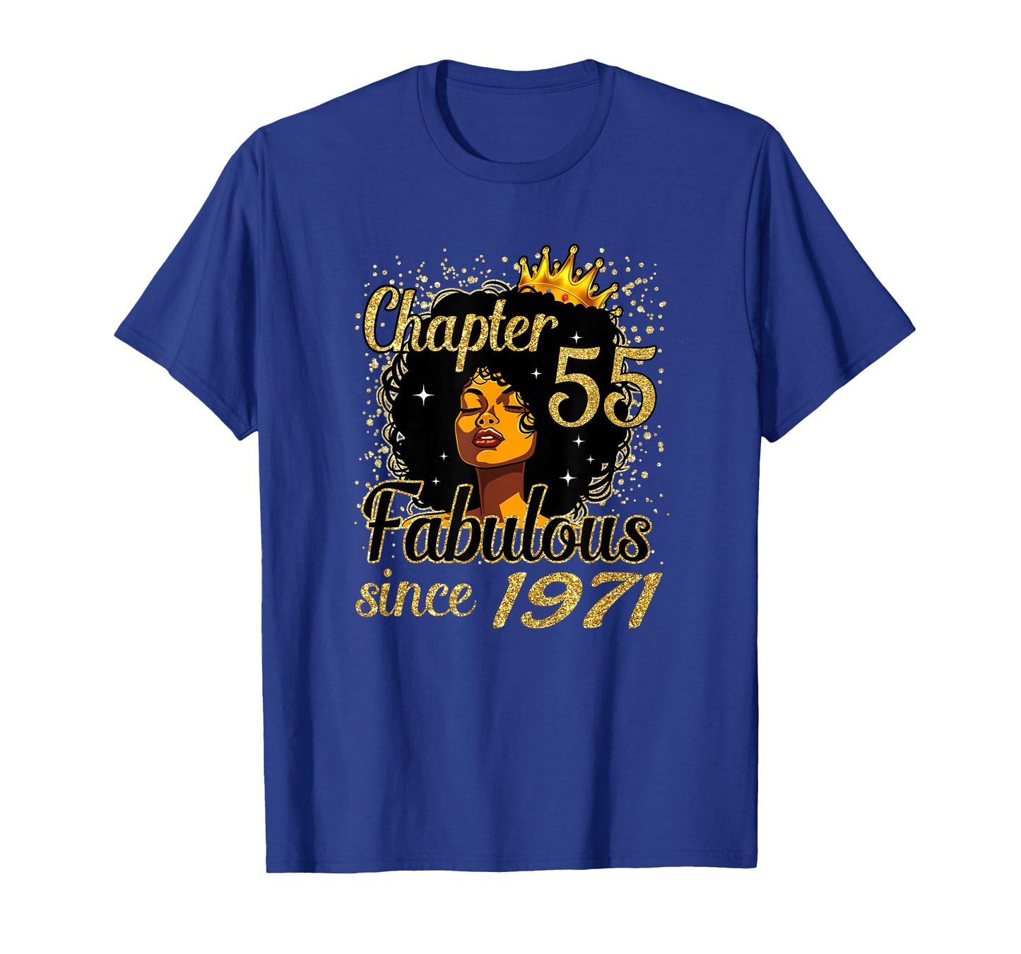 Chapter 55 Fabulous Since 1971 55th Birthday for Girls Women T-Shirt