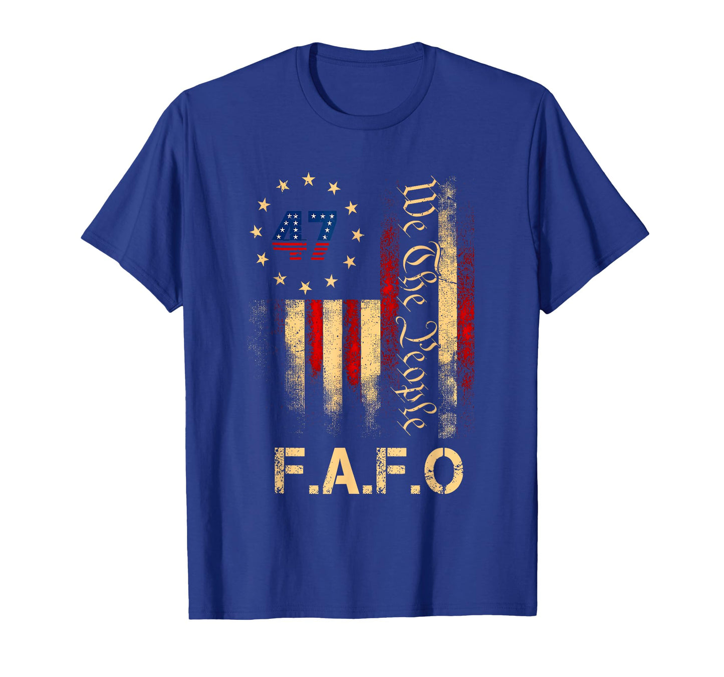 Funny Fafo Trump Shirt President 47 Trump Fafo American Flag T-Shirt