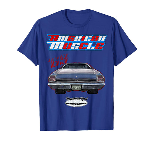 CLICK FOR MORE HOTRODS CUSTOM MUSCLE CARS TRUCKS 1969 Chevelle, Muscle Car, SS454, SS427, SS396, Hotrod, Drag Race T-Shirt - Black, Unisex-Adults, Short Sleeve, T-Shirt, Modern, American Muscle