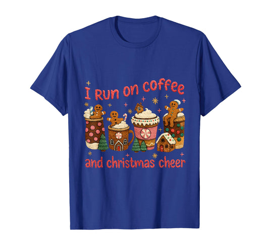 Coffee and Christmas Cheer Cute Gingerbread T-Shirt