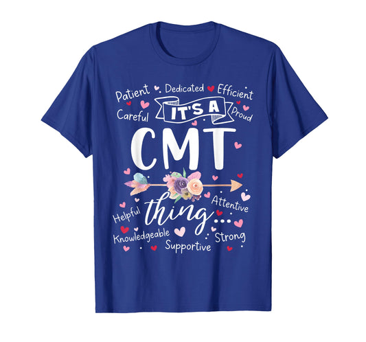 CMT Certified Medication Technician Squad Team Mother's Day T-Shirt