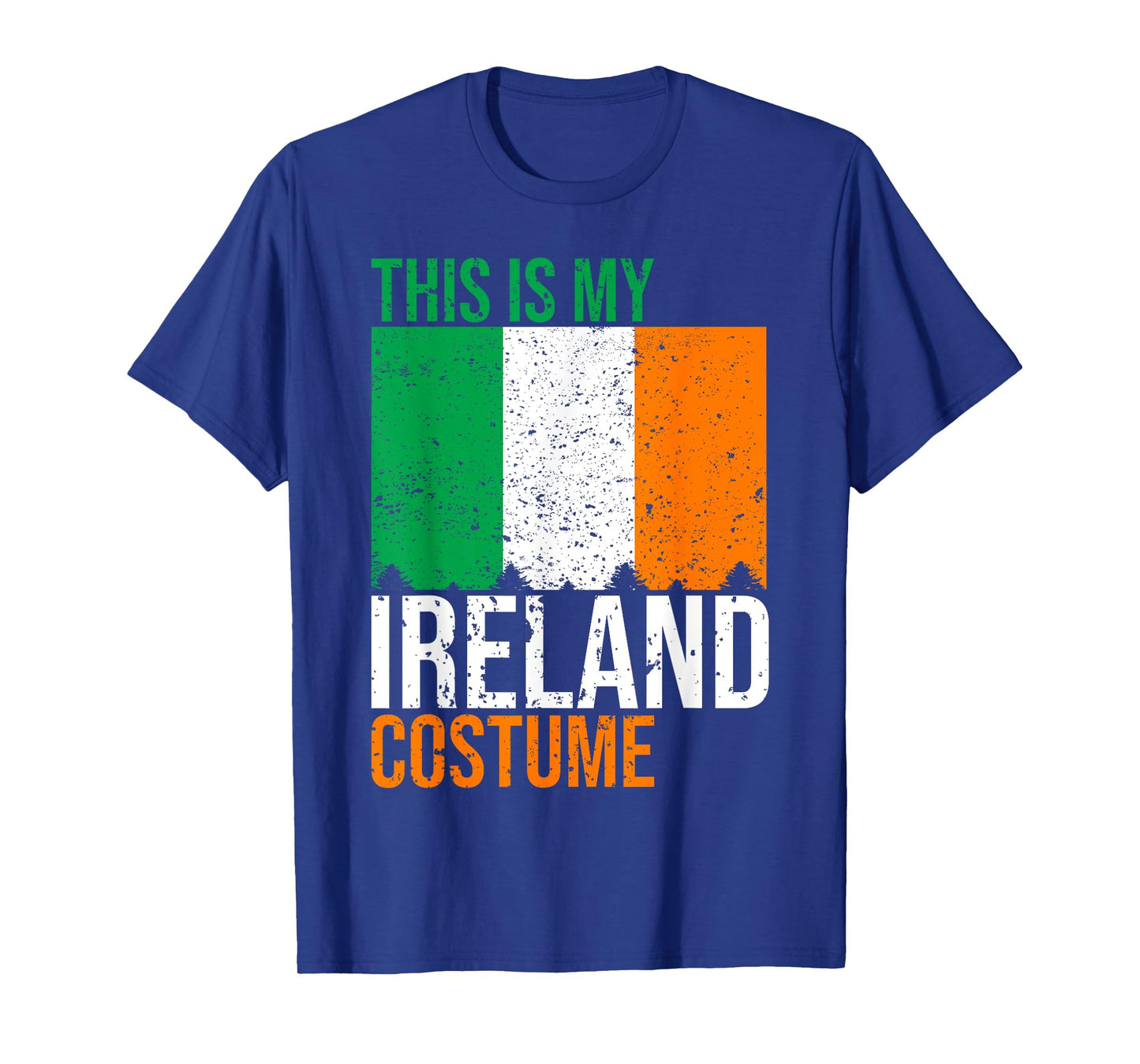 Vintage This Is My Ireland Flag Costume for Halloween T-Shirt