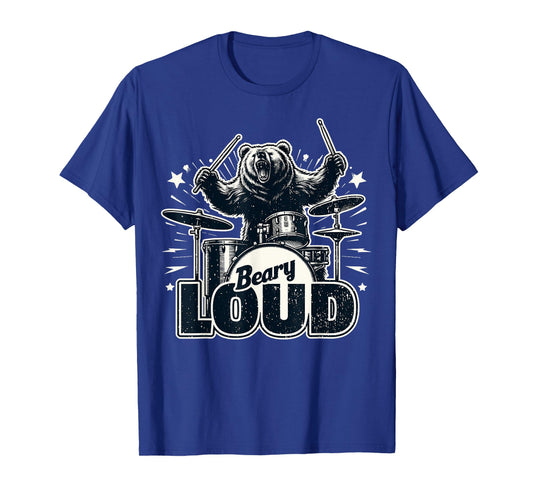 Drumming Bear Drummer T-Shirt
