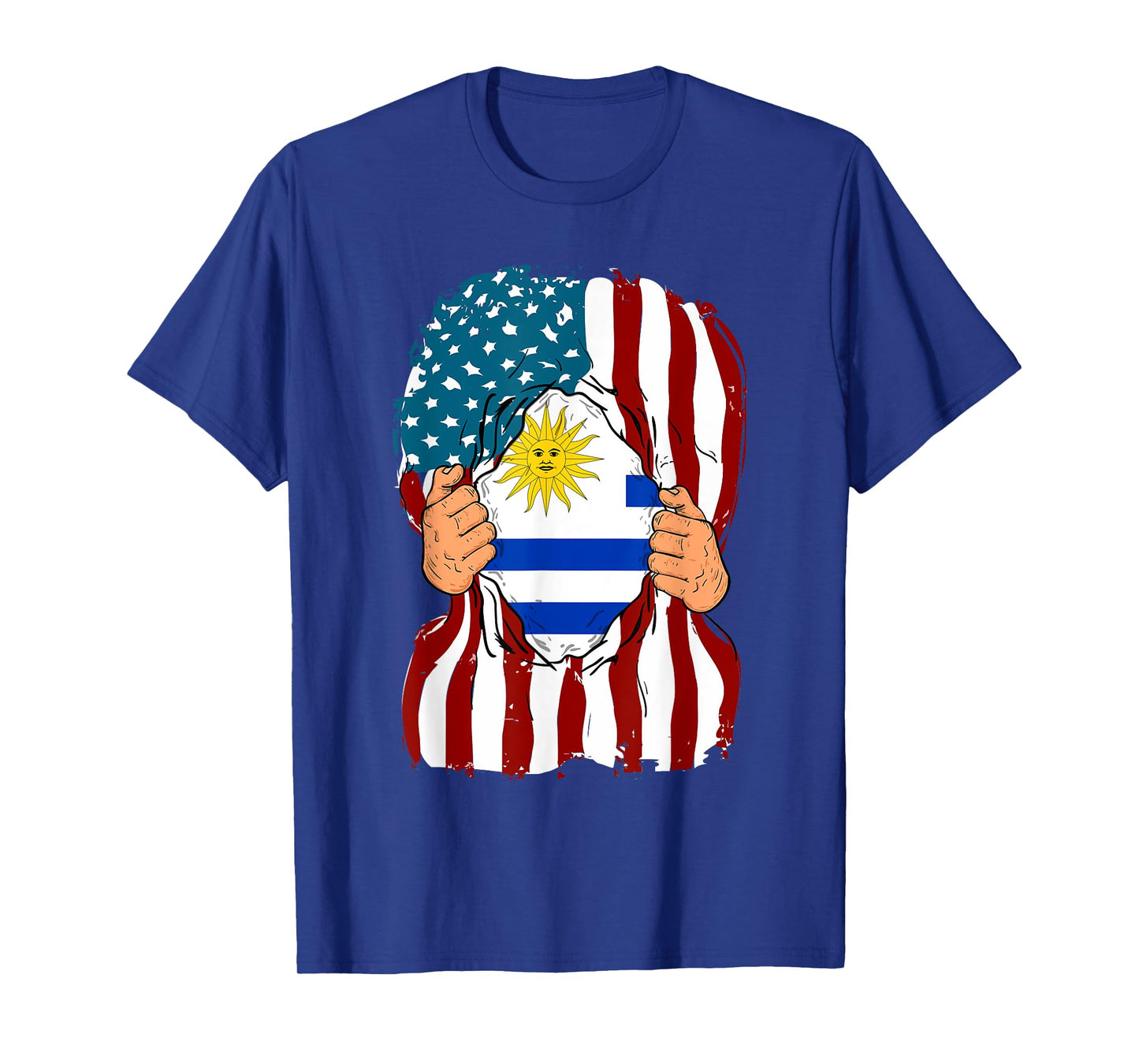 Uruguay Flag Inside Me Home Pride Uruguayan American Gift T-Shirt