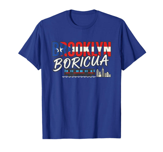 Brooklyn Boricua Proud Puerto Rican USA New York Latino T-Shirt