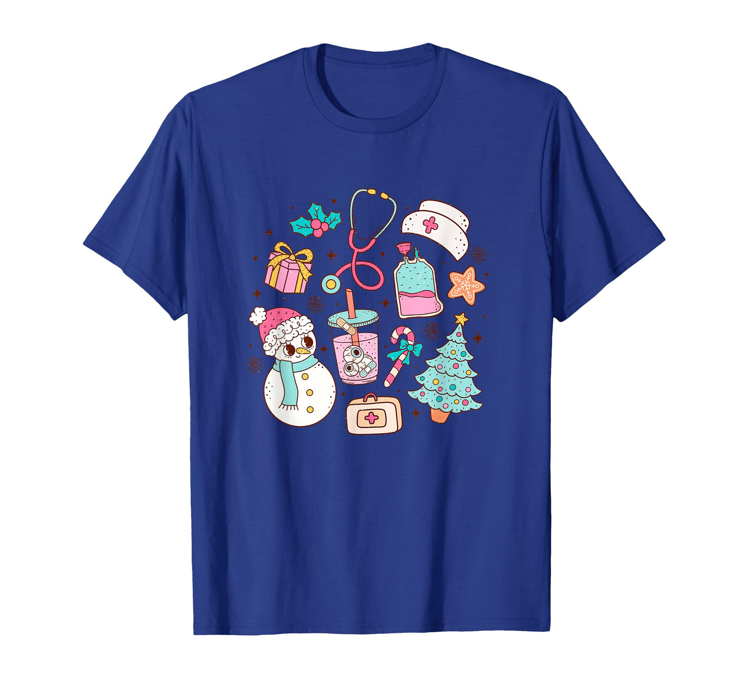 Cute Matching Christmas Nurse Medical T-Shirt