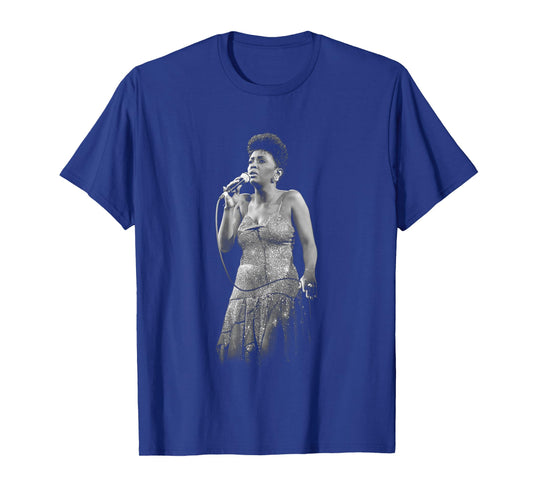 Anita Baker Live B&W By Stephen Wright T-Shirt