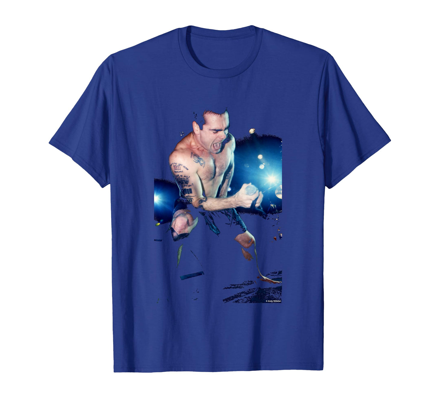 Henry Rollins Live With Band By Andy Willsher T-Shirt