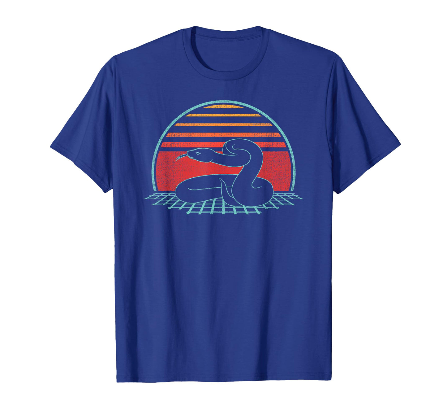 Snake Lover Serpent Reptile Retro Vintage 80s Style T-Shirt