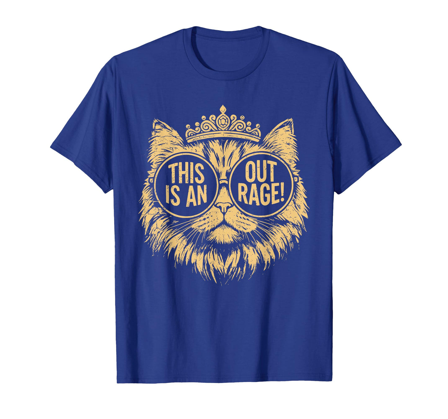 This is an Outrage Cat Meme Funny Sarcastic Quote T-Shirt
