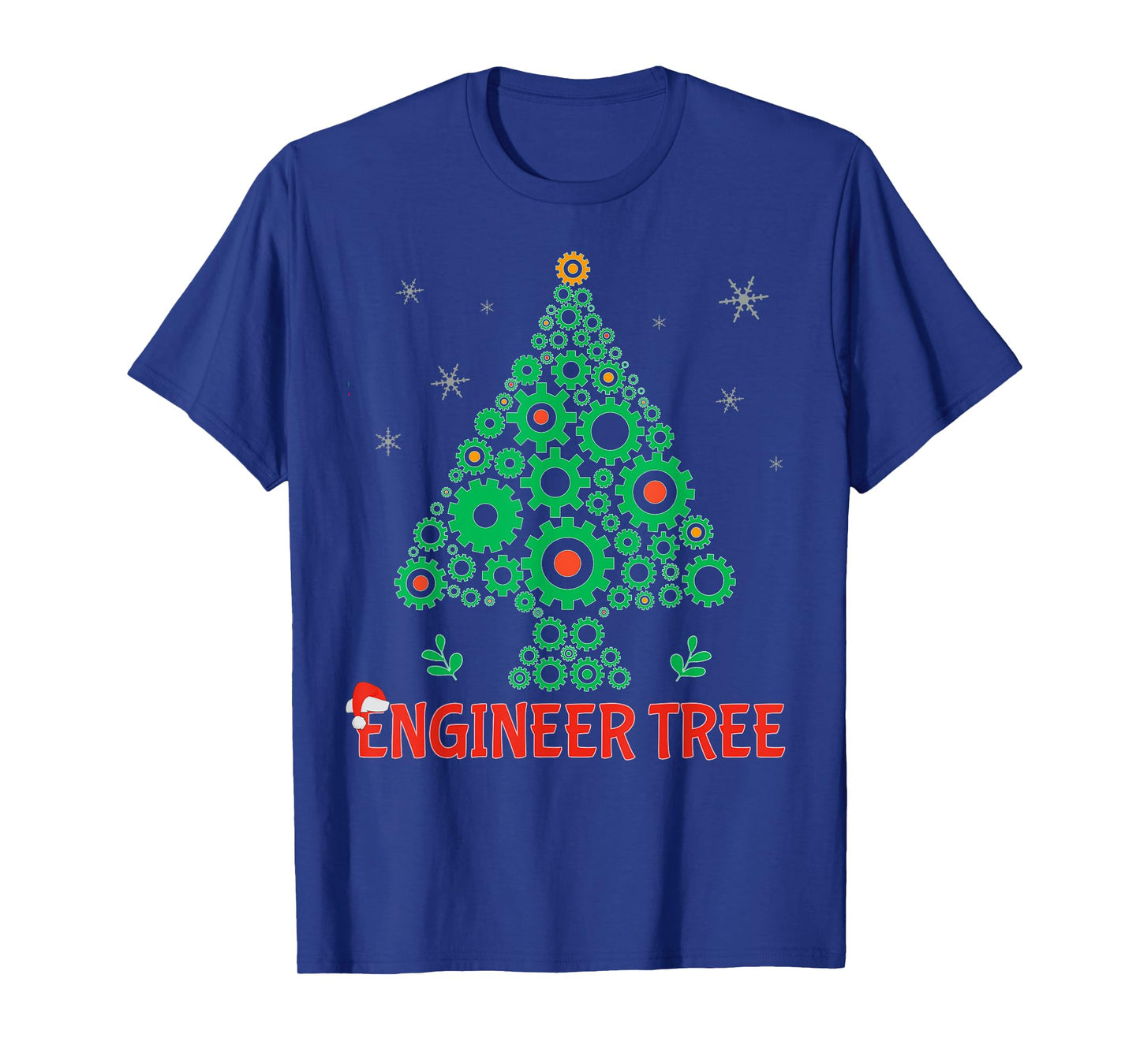 Christmas Engineer tree | Mechanical Engineering Gift T-Shirt