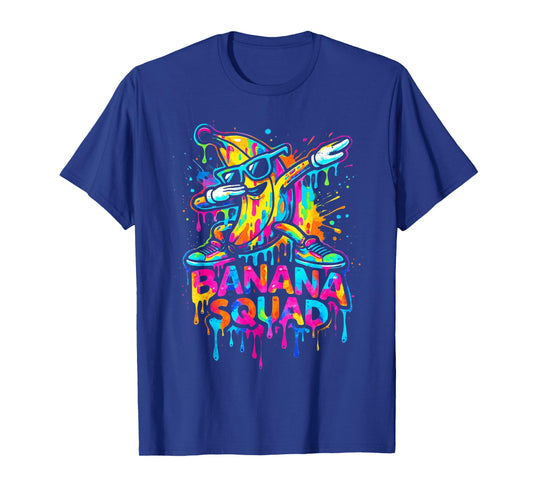Banana Squad Drip Funny Dabbing Banana for Kids Boys Men T-Shirt