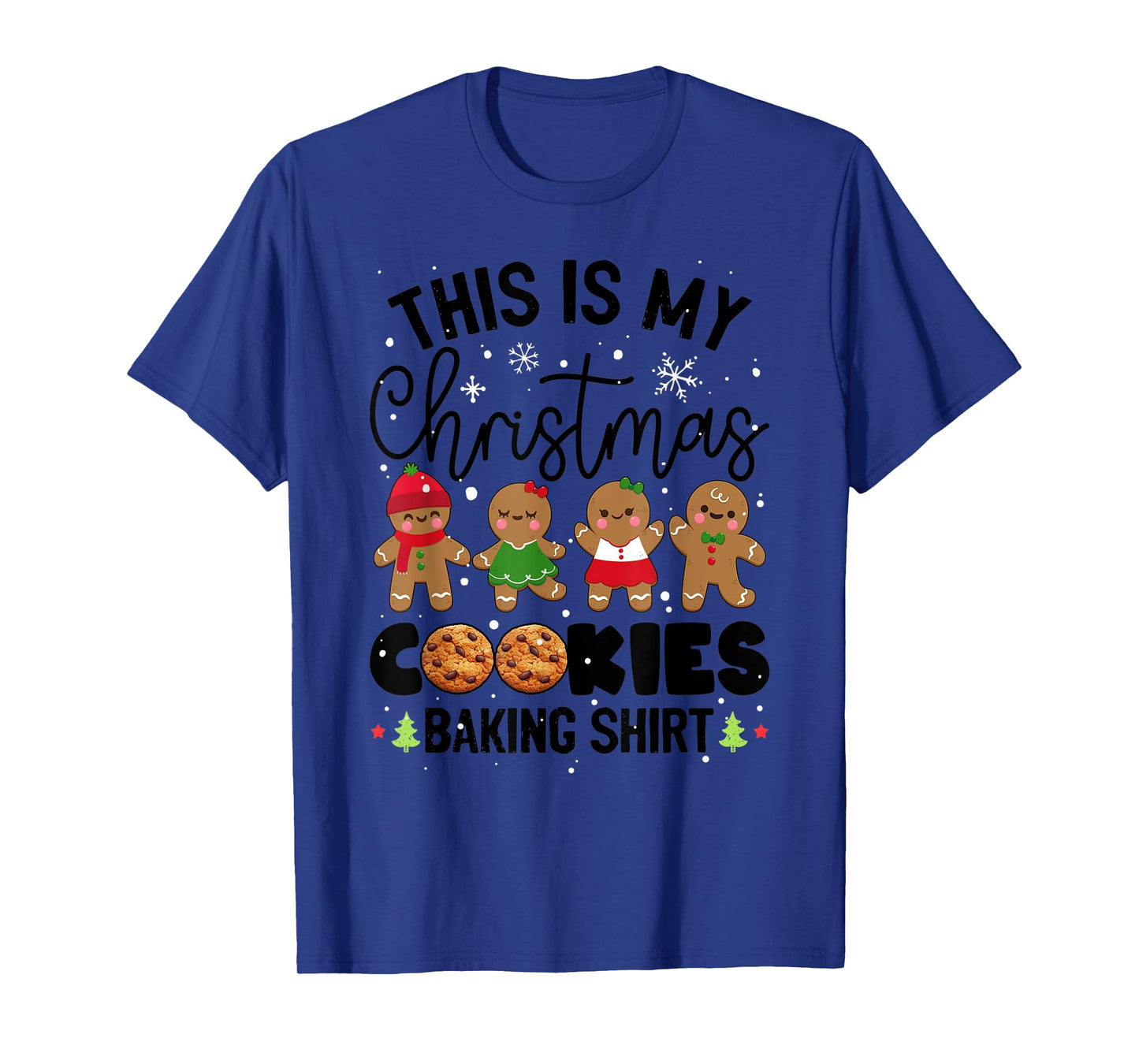 Cookie Crew Gingerbread This Is My Christmas Cookie Baking T-Shirt